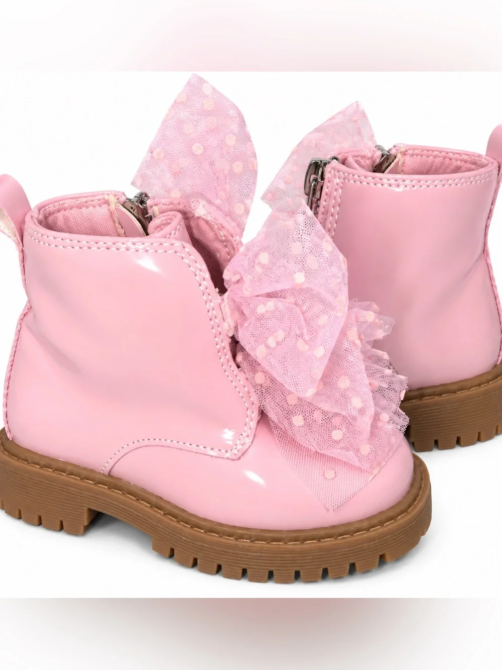Toddler and Little Girls' Daria Double Bow Boots Size 5